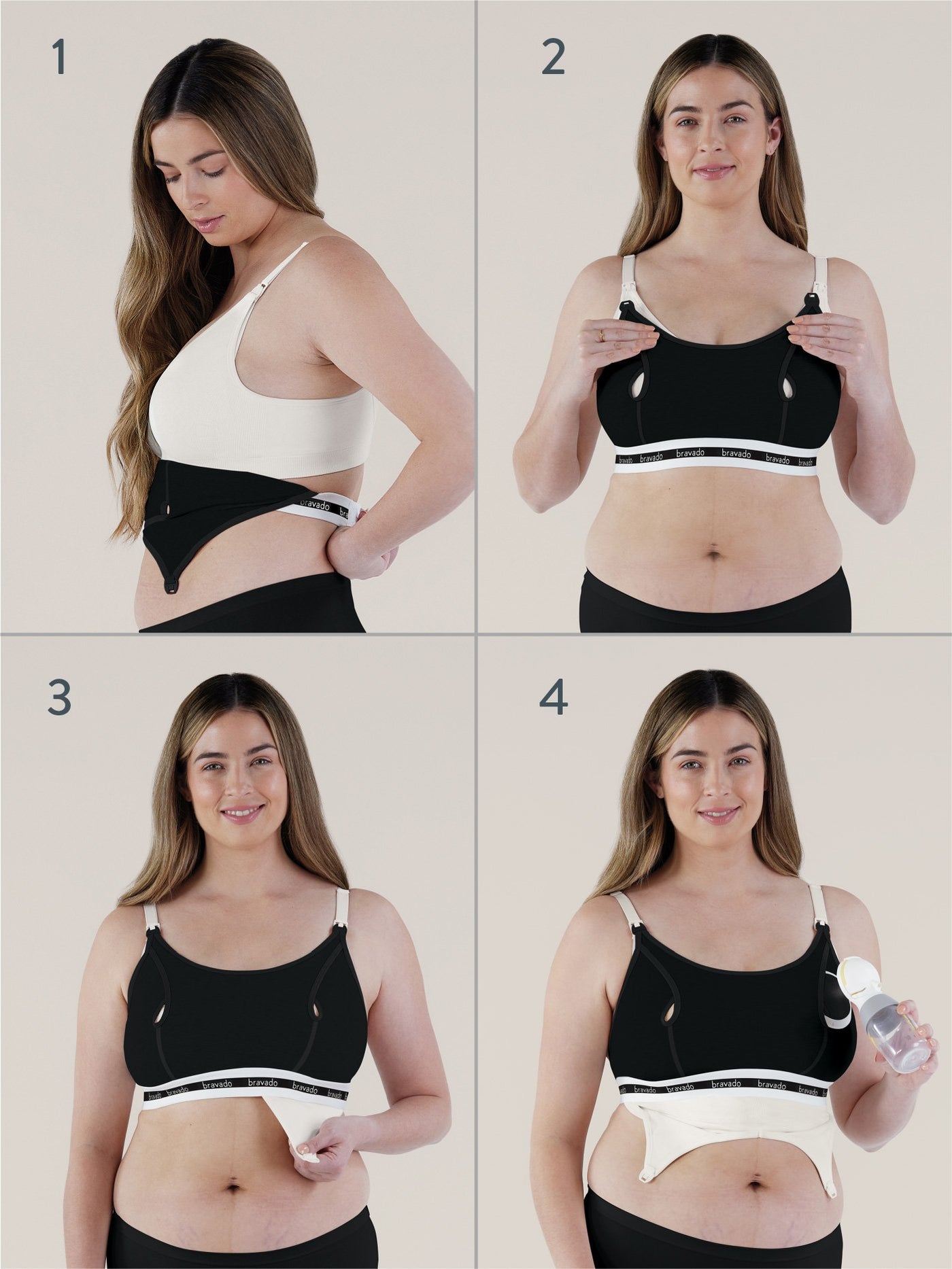 Clip and Pump™ Hands-Free Nursing Bra Accessory